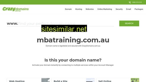 mbatraining.com.au alternative sites
