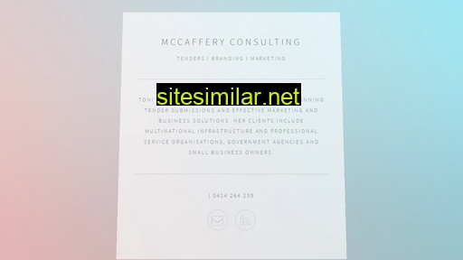 Mccafferyconsulting similar sites