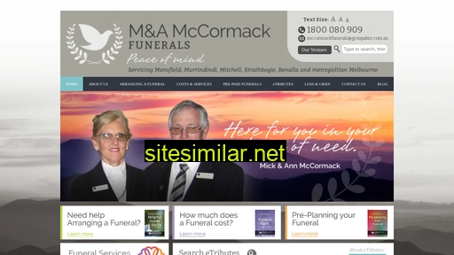 mccormackfunerals.com.au alternative sites
