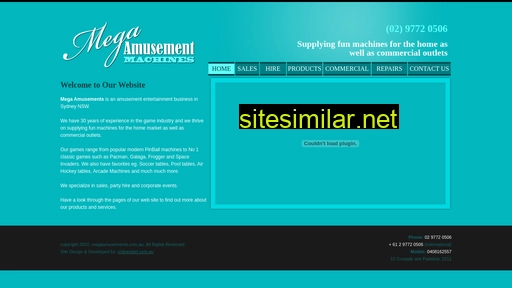 megaamusements.com.au alternative sites