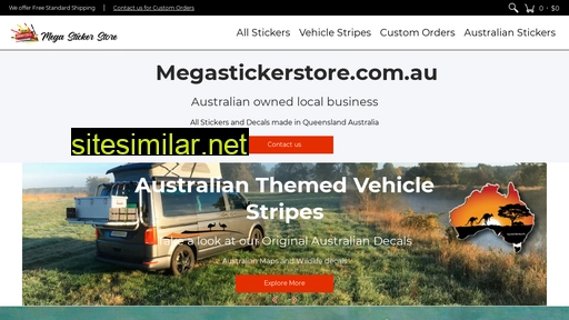 megastickerstore.com.au alternative sites