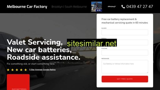 Melbournecarfactory similar sites