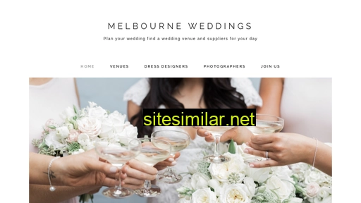 Melbourneweddings similar sites