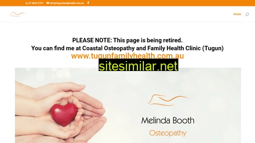 Melindaboothosteopath similar sites