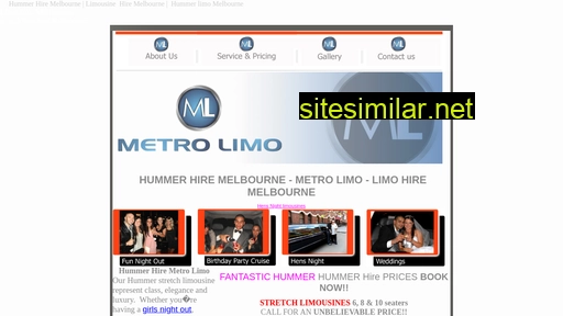 metrolimo.com.au alternative sites