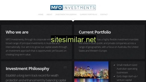 mfoinvestments.com.au alternative sites