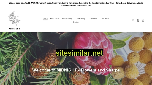midnightflowersandsharps.com.au alternative sites