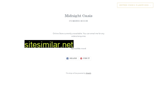 midnightoasis.com.au alternative sites