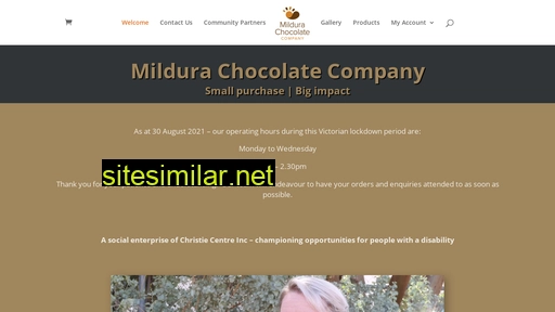 mildurachocolatecompany.com.au alternative sites