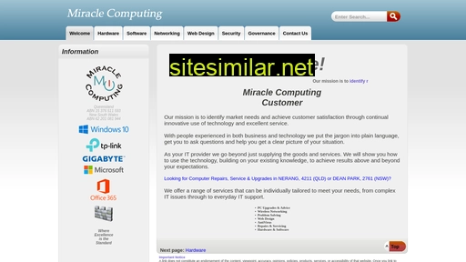 miraclecomputing.com.au alternative sites