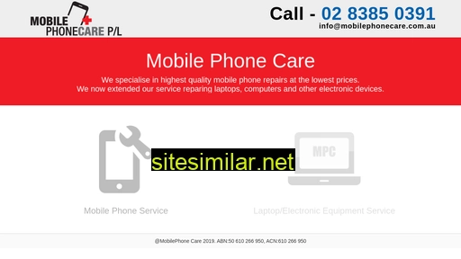 Mobilephonecare similar sites