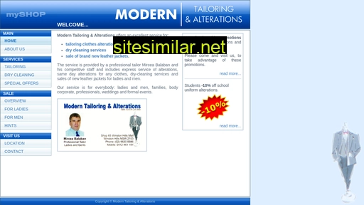 moderntailoring.com.au alternative sites