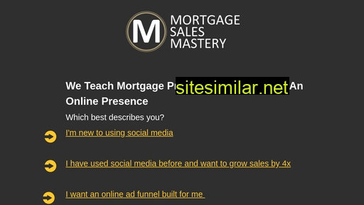 mortgagesalesmastery.com.au alternative sites