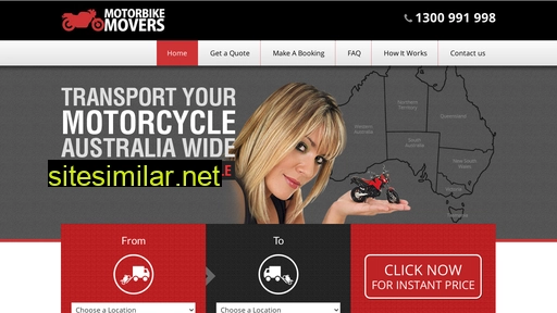 motorbikemovers.com.au alternative sites