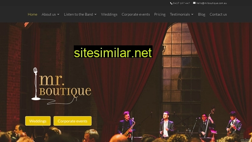 mrboutique.com.au alternative sites