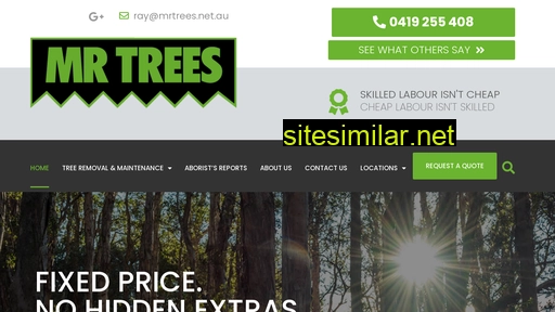 mrtrees.net.au alternative sites