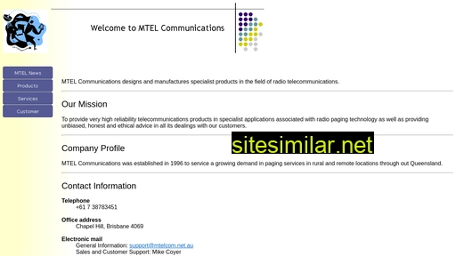 mtelcom.net.au alternative sites