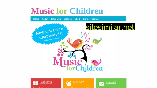 musicforchildren.com.au alternative sites