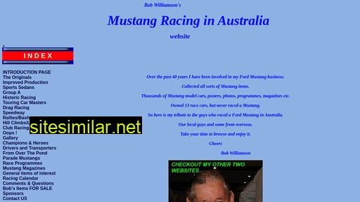 mustangracing.com.au alternative sites