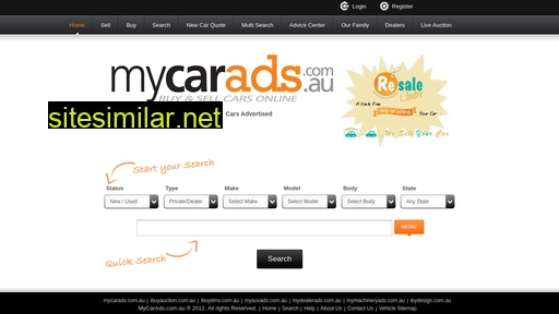 mycarads.com.au alternative sites