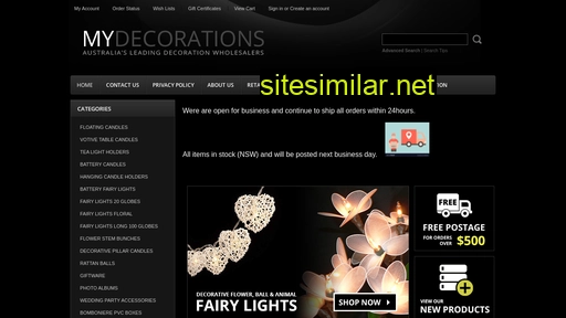 mydecorations.com.au alternative sites