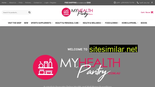 myhealthpantry.com.au alternative sites