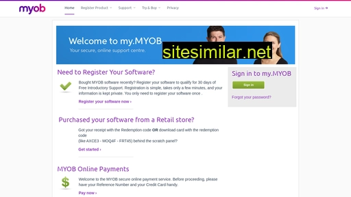 my.myob.com.au alternative sites