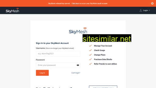 my.skymesh.net.au alternative sites