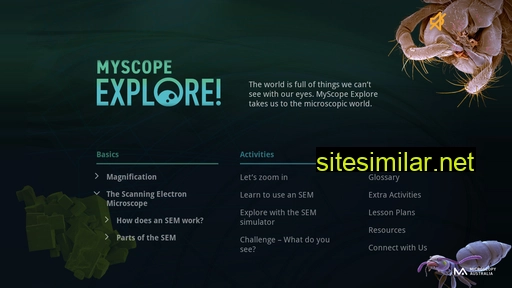 myscope-explore.org.au alternative sites