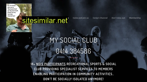 mysocialclub.org.au alternative sites