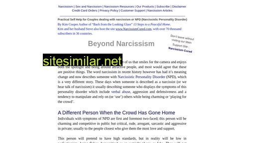 narcissism.com.au alternative sites