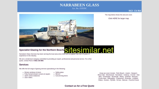 narrabeenglass.com.au alternative sites