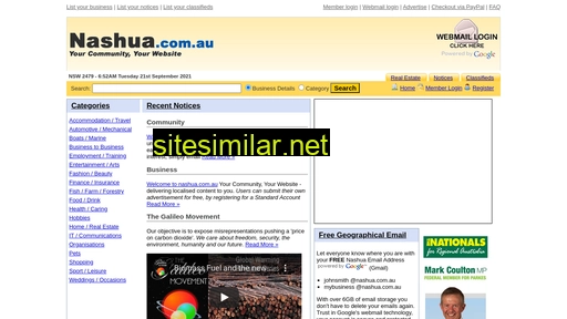 nashua.com.au alternative sites