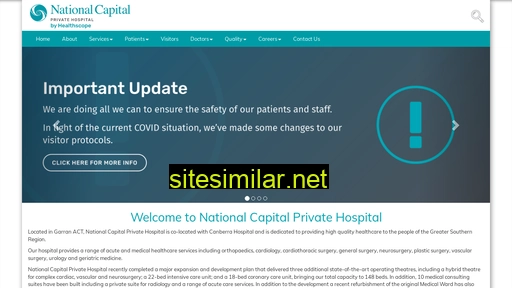 nationalcapitalprivatehospital.com.au alternative sites