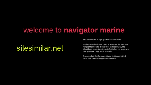 navigatormarine.com.au alternative sites