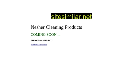 neshercleaningproducts.com.au alternative sites