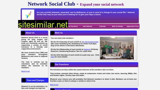 networksocialclub.org.au alternative sites