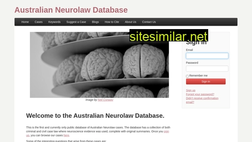 neurolaw.edu.au alternative sites