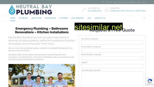 neutralbayplumbing.com.au alternative sites