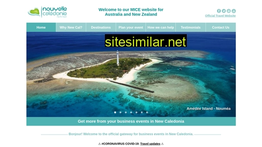 newcaledoniamice.com.au alternative sites