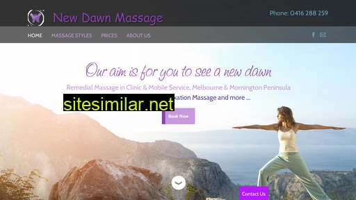 Newdawnmassage similar sites