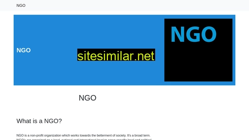 ngo.net.au alternative sites