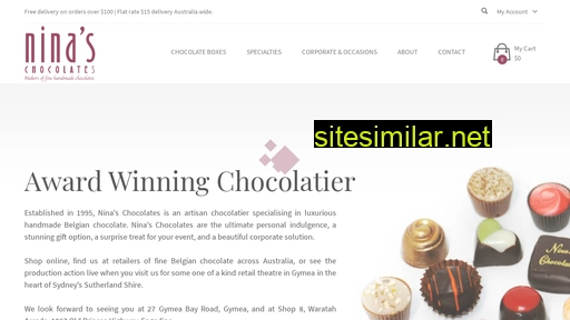 ninaschocolates.com.au alternative sites