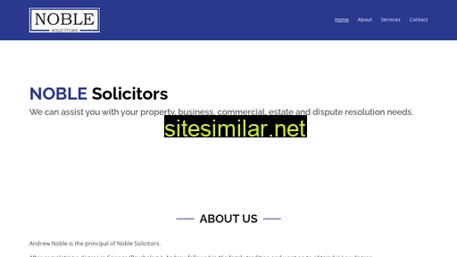Noblesolicitors similar sites