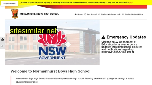 normanhurstboys.nsw.edu.au alternative sites