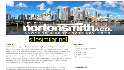 nortonsmith.com.au alternative sites