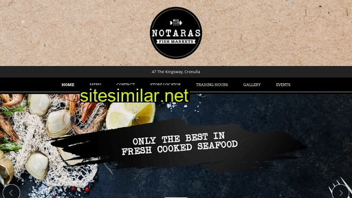 notarasfishmarkets.com.au alternative sites