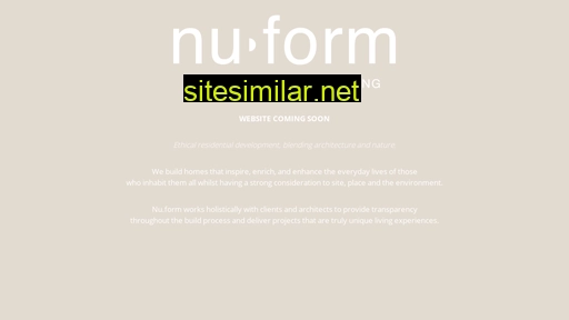 nuformhome.com.au alternative sites