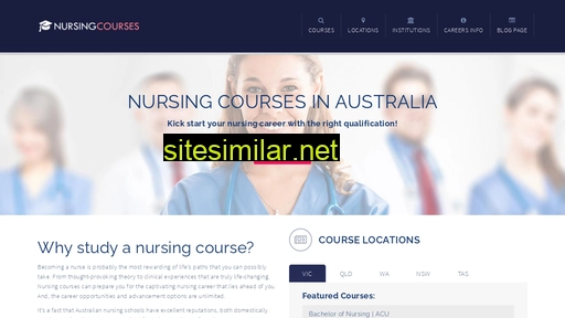 nursingcourses.net.au alternative sites