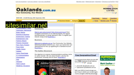 oaklands.com.au alternative sites